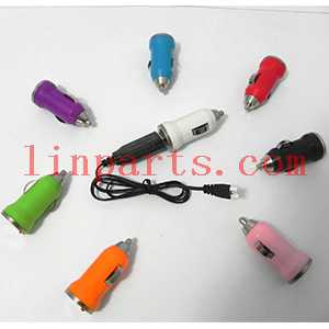 LinParts.com - Bayangtoys X8 RC Quadcopter Spare Parts: Colorful Mini Car charger + USB charger